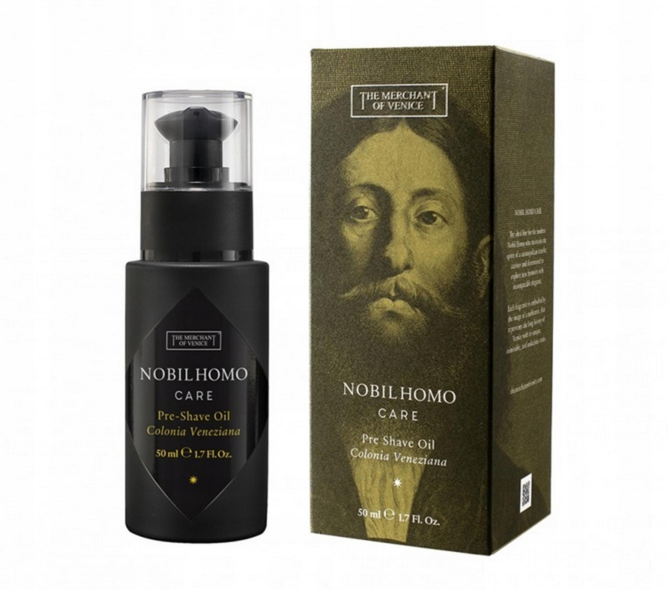 The Merchant Of Venice, Nobil Homo Care, Ulei de măsline, Hidratant și emolient, Ulei pre-ras, 50 ml