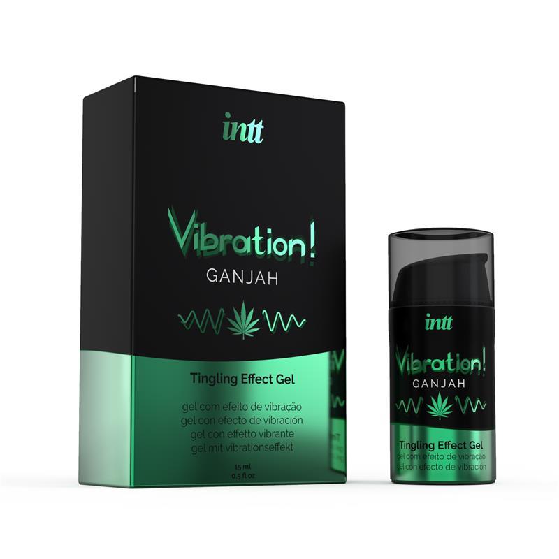 Gel stimulant cu aromă de cânepă Vibration Ganjah Intt 15 ml