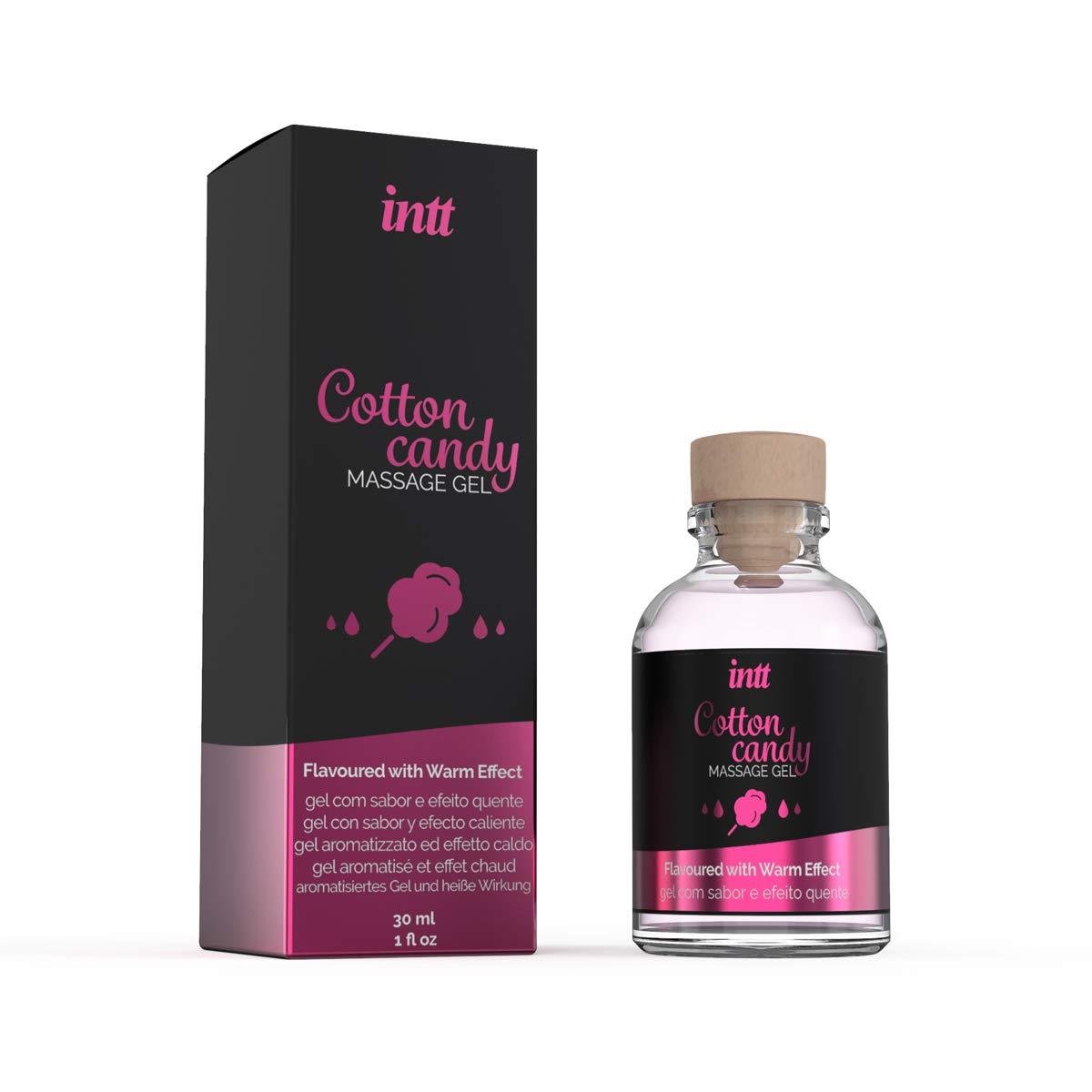 Gel de masaj încălzitor cu aromă de vată de zahăr Intt 30 ml