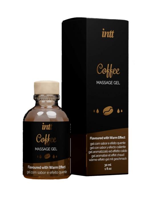 Gel de masaj cu cafea caldă Intt