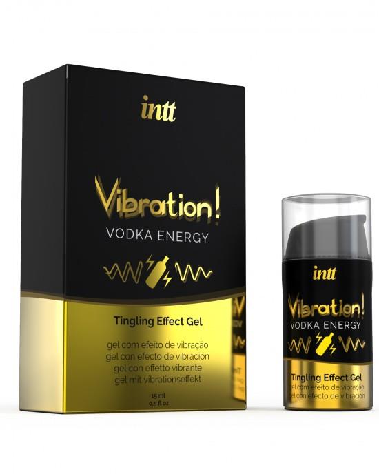 Gel vibrant cu aromă de vodcă Intt 15 ml
