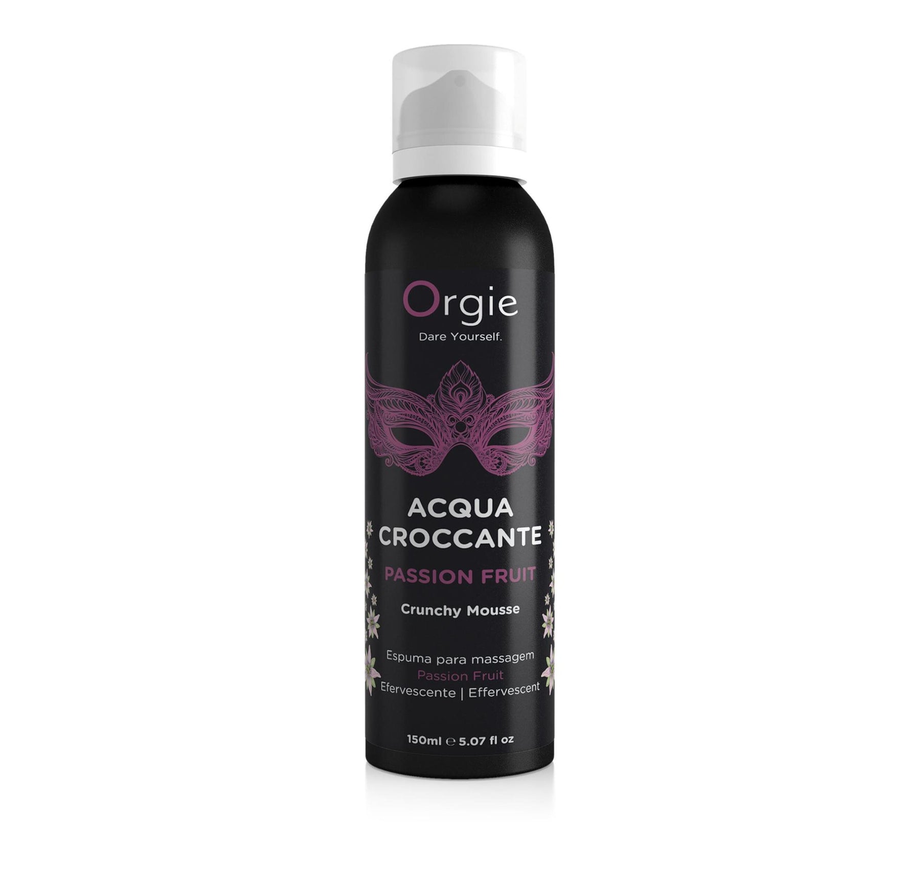 Orgie Acqua Croccante mousse de masaj crocante cu fructe ale pasiunii 150 ml