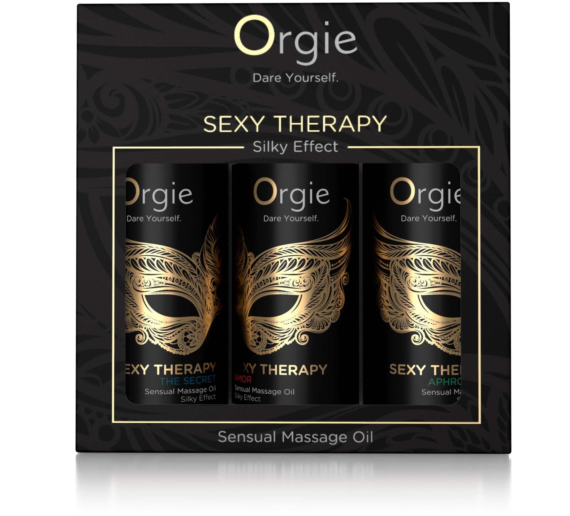 Set de uleiuri de masaj mini Sexy Therapy Orgie 3x30ml