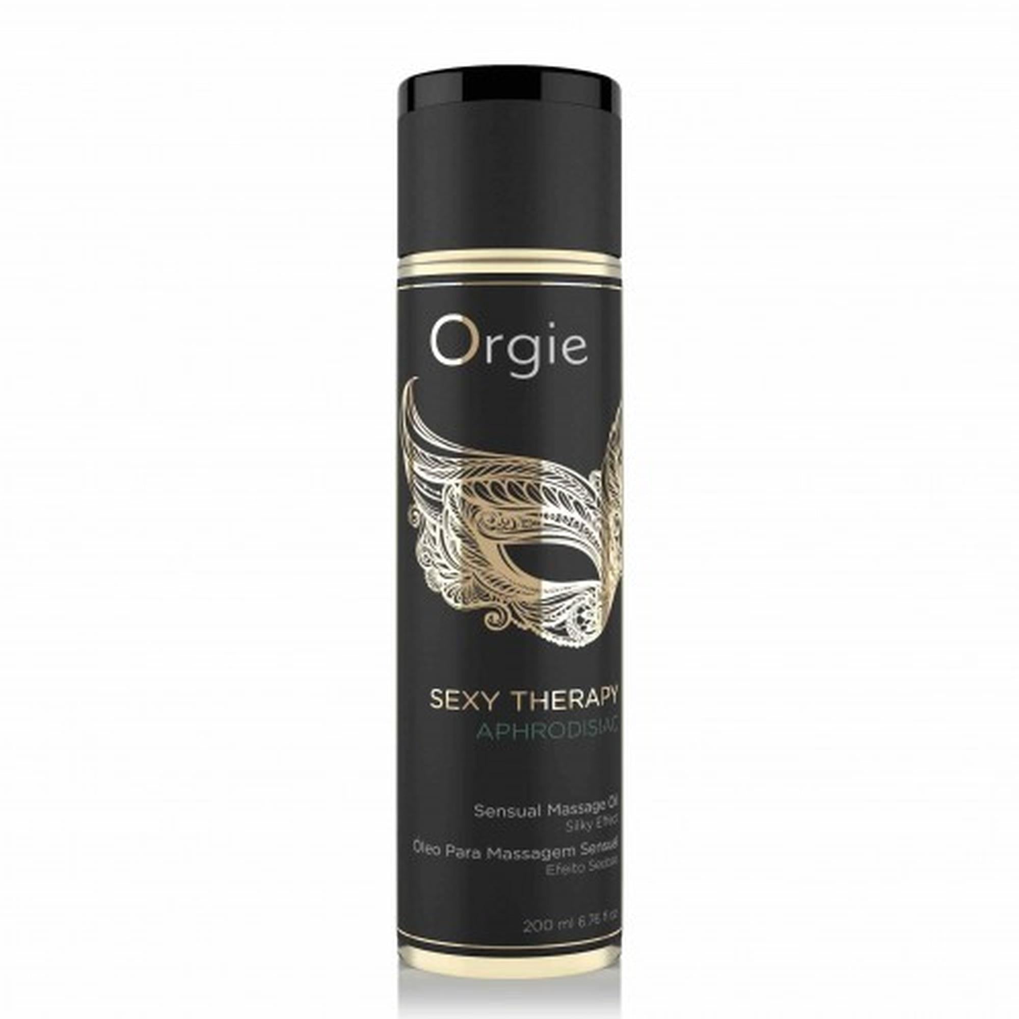 Ulei de masaj Orgie Sexy Therapy cu aromă florală fructată și afrodisiacă 200 ml