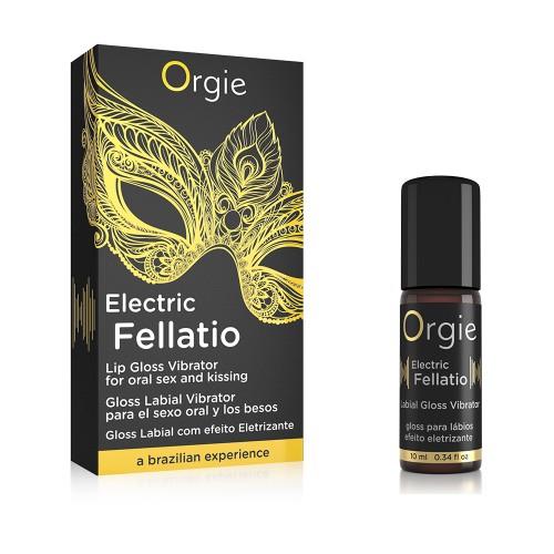 Gel vibrant pentru orgie cu felație electrică 10 ml