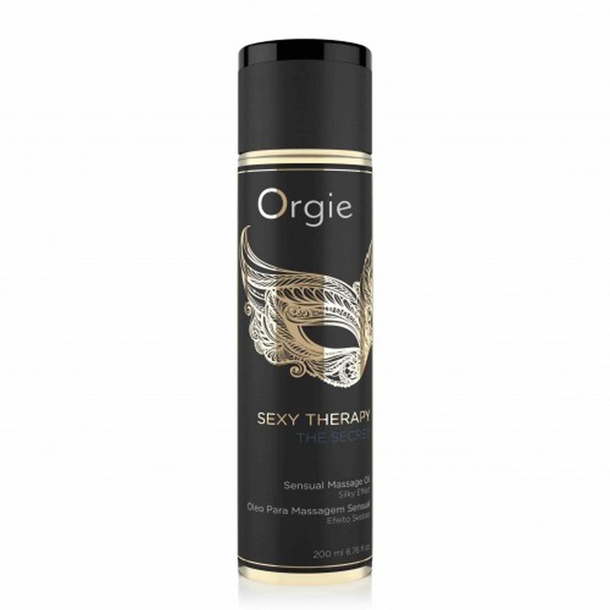 Ulei de masaj senzual cu aromă florală fructată Orgie Sexy Therapy 200 ml