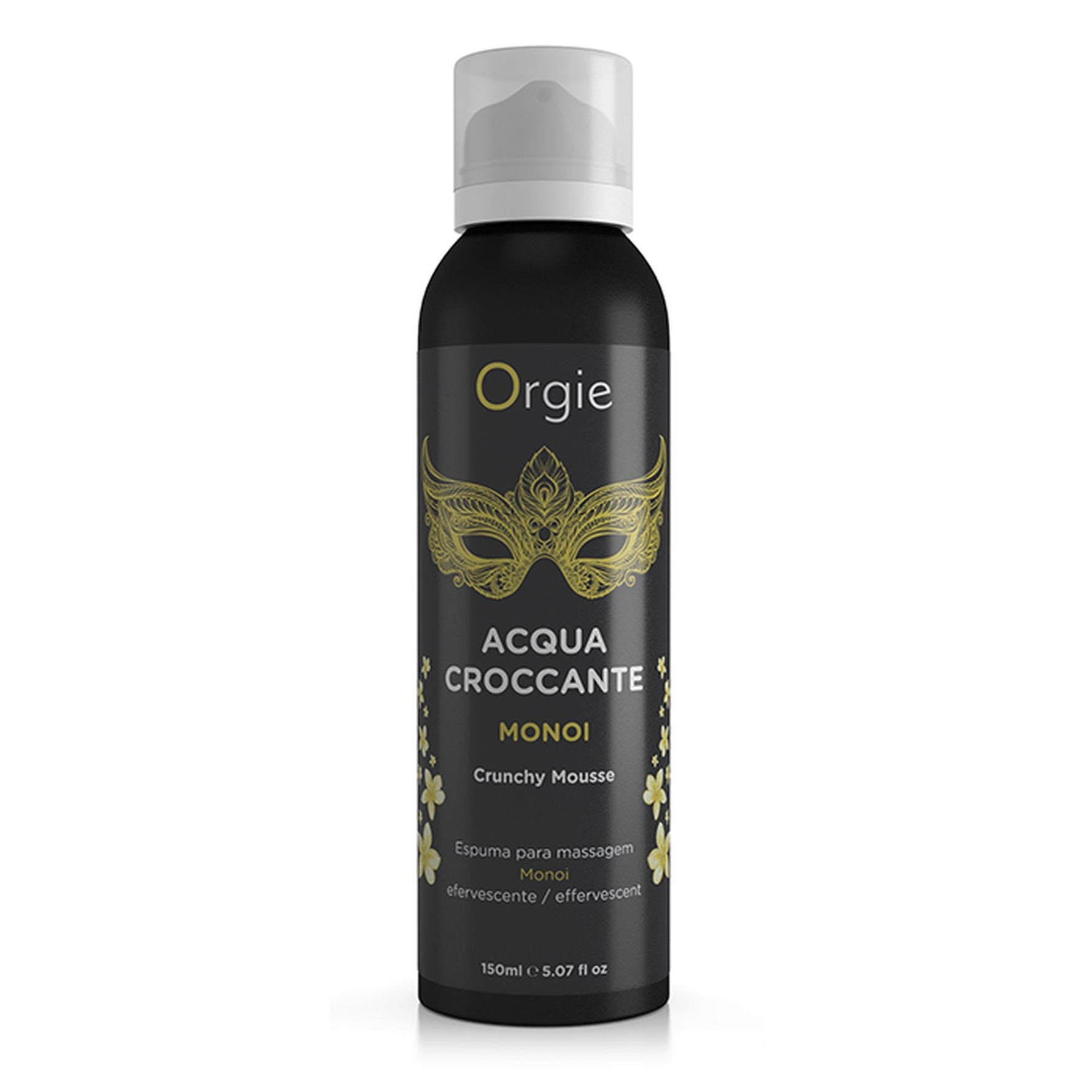Spumă de masaj efervescentă și crocantă cu Monoi Orgie 150 ml