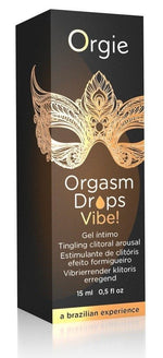 Picături Orgasm Orgie Vibe picături stimulatoare piersică 15ml