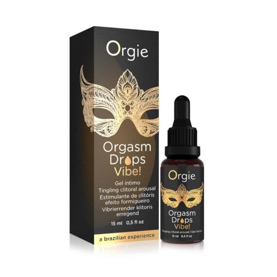Picături Orgasm Orgie Vibe picături stimulatoare piersică 15ml