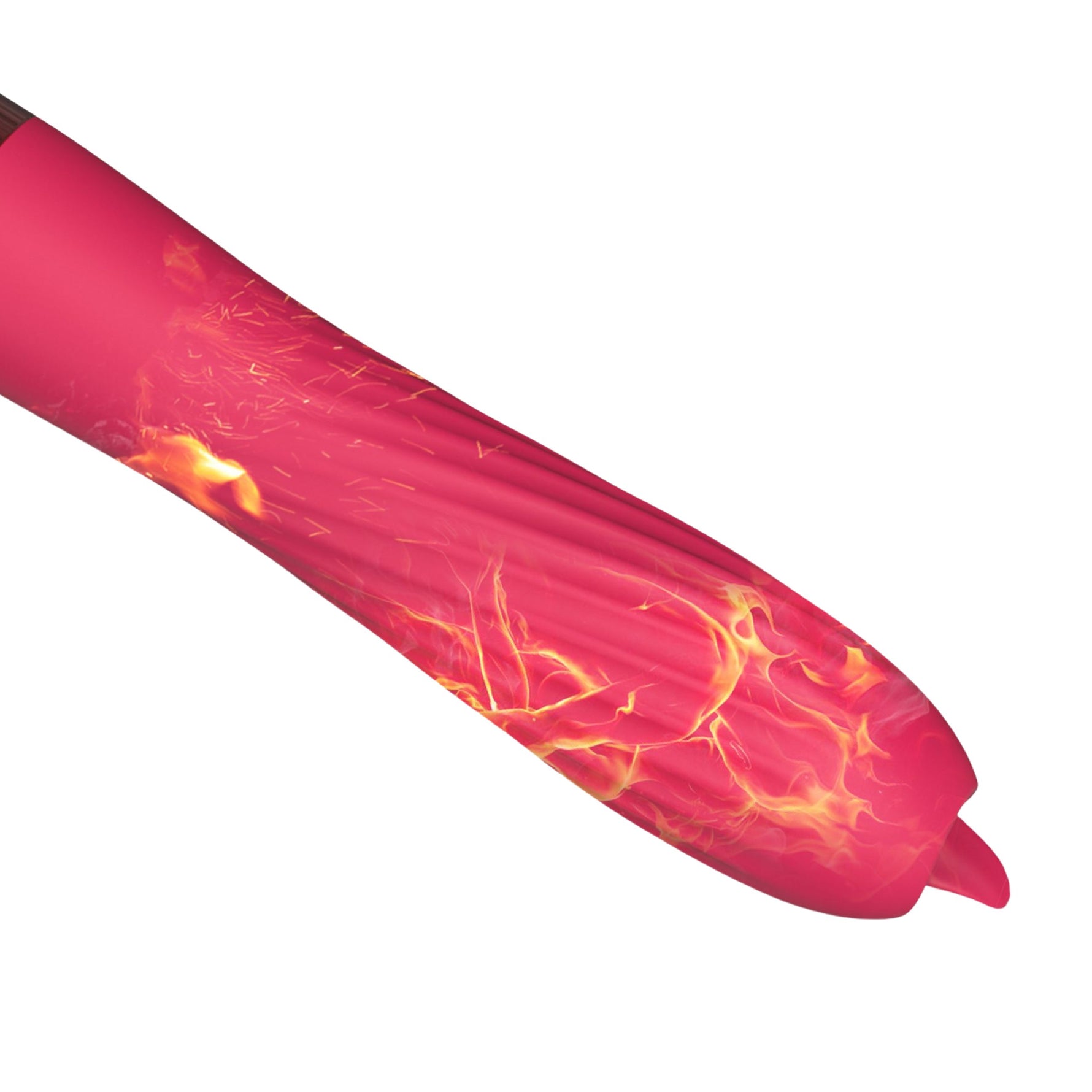 Vibrator din silicon încălzit cu USB Fox seria B cu limbă mobilă