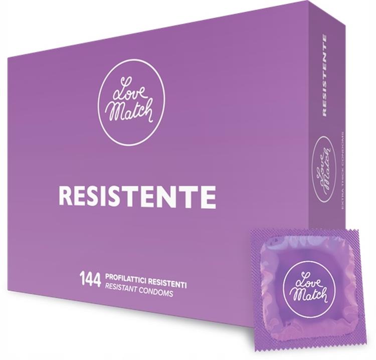 Prezervative ultra-rezistente Love Match Resistente 144 bucăți