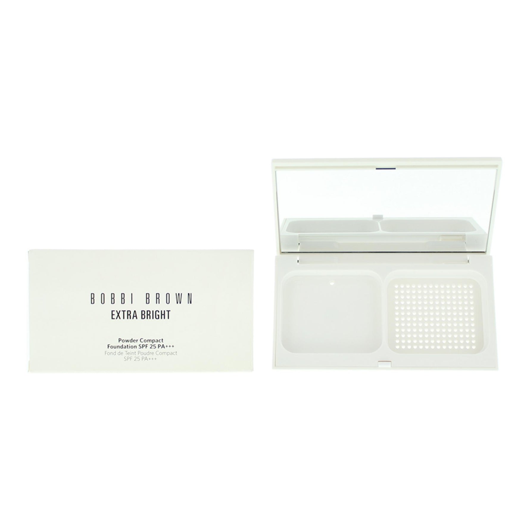 Bobbi Brown, Extra Bright, Carcasă compactă din plastic pentru fond de ten pudră gol