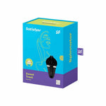 Stimulator clitoridian rotativ Satisfyer Sweet Treat roz maro 10 cm