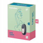 Vibrator Satisfyer Dark Desire Mini, Albastru Deschis, Silicon, USB, 9 cm