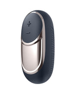 Vibrator Satisfyer Dark Desire Mini, Albastru Deschis, Silicon, USB, 9 cm