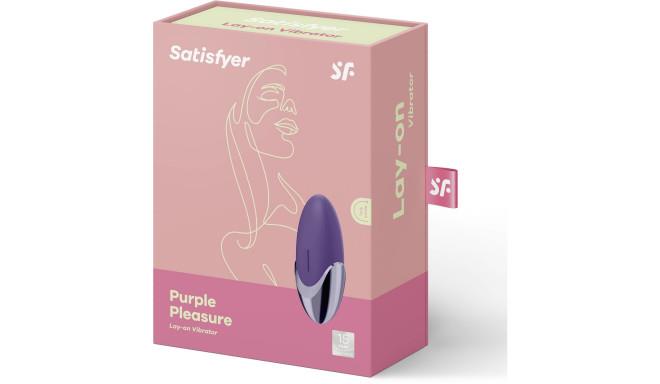 Vibrator Satisfyer Purple Pleasure, reîncărcabil, mov, 9,5 cm