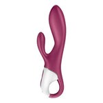 Vibrator Satisfyer Heated Affair din silicon cu încălzire și aplicație