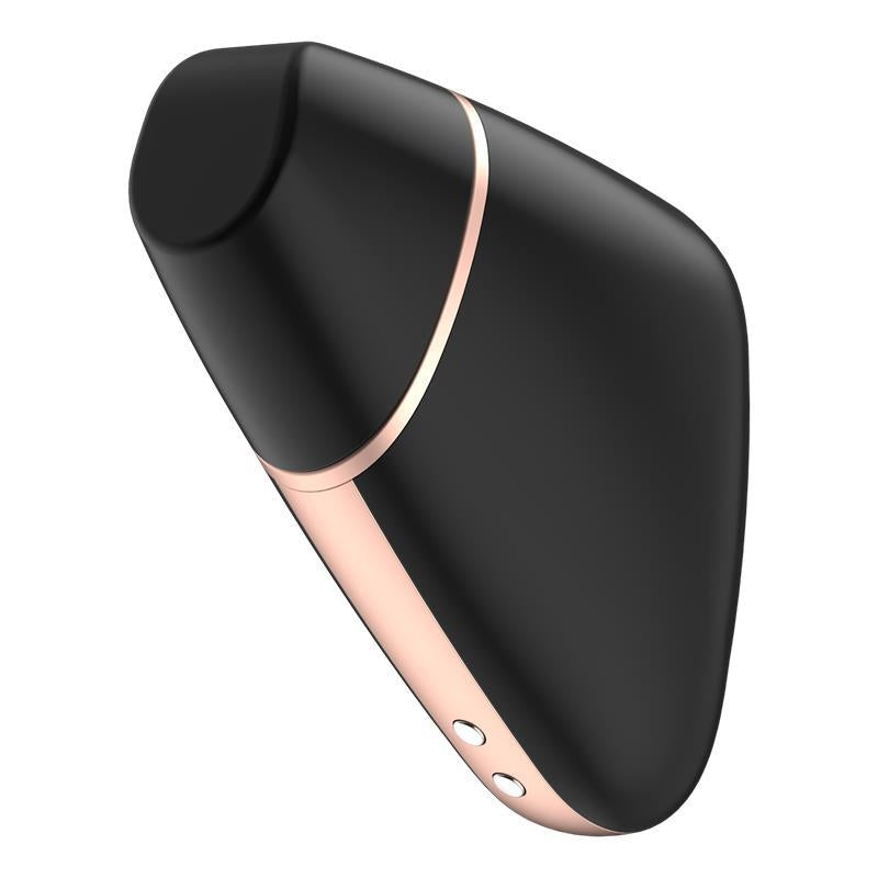Vibrator Satisfyer Love Triangle controlat prin aplicație, negru