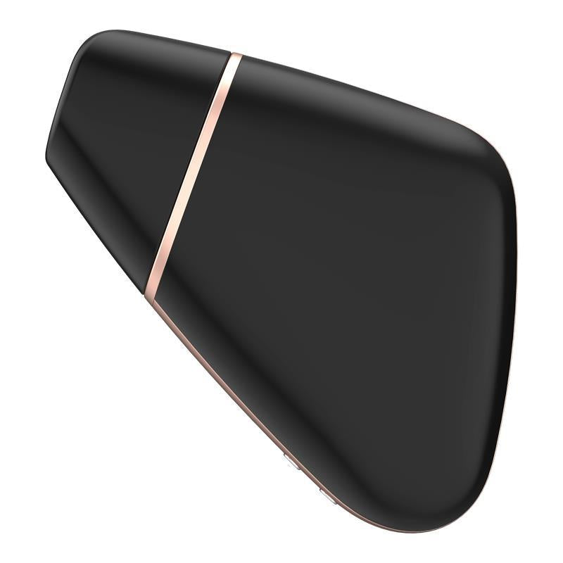 Vibrator Satisfyer Love Triangle controlat prin aplicație, negru