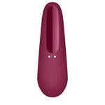 Stimulator clitoridian Satisfyer Curvy 1+ Airwave, roz/roșu
