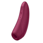 Stimulator clitoridian Satisfyer Curvy 1+ Airwave, roz/roșu