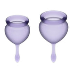 Set cupe menstruale Satisfyer Feel Good violet