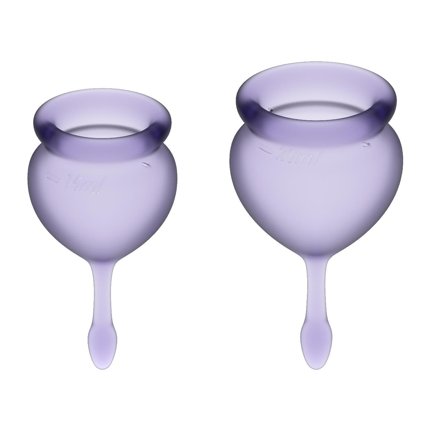 Set cupe menstruale Satisfyer Feel Good violet