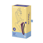 Stimulator USB Satisfyer Dual Kiss Roșu