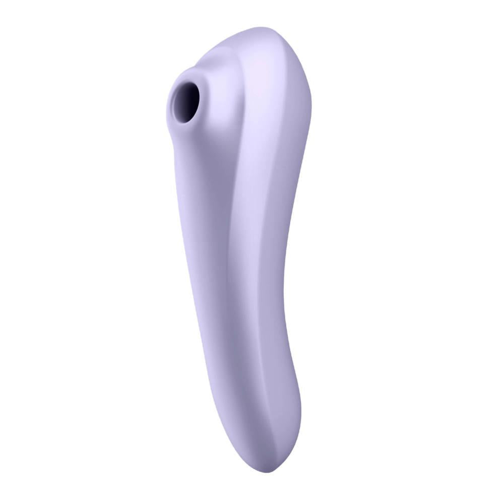 Vibrator Satisfyer Dual Pleasure Purple cu aplicație USB