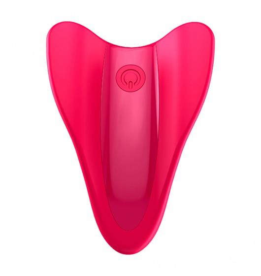 Stimulator de deget USB Satisfyer High Fly din silicon roșu