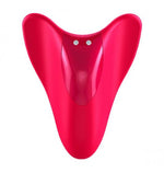 Stimulator de deget USB Satisfyer High Fly din silicon roșu