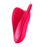 Stimulator de deget USB Satisfyer High Fly din silicon roșu