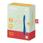 Vibrator flexibil Satisfyer Elastic Game, albastru închis, 22 cm