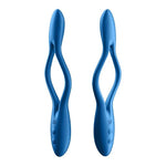 Vibrator flexibil Satisfyer Elastic Game, albastru închis, 22 cm
