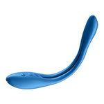 Vibrator flexibil Satisfyer Elastic Game, albastru închis, 22 cm