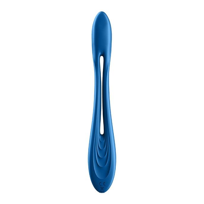 Vibrator flexibil Satisfyer Elastic Game, albastru închis, 22 cm