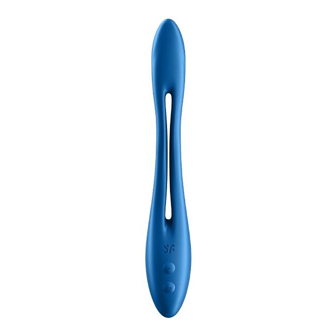 Vibrator flexibil Satisfyer Elastic Game, albastru închis, 22 cm
