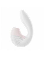 Vibrator Satisfyer Supernova reglabil din silicon alb, USB, 17 cm