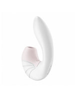 Vibrator Satisfyer Supernova reglabil din silicon alb, USB, 17 cm
