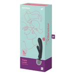 Vibrator Satisfyer Triple Lover pentru punctul G, gri