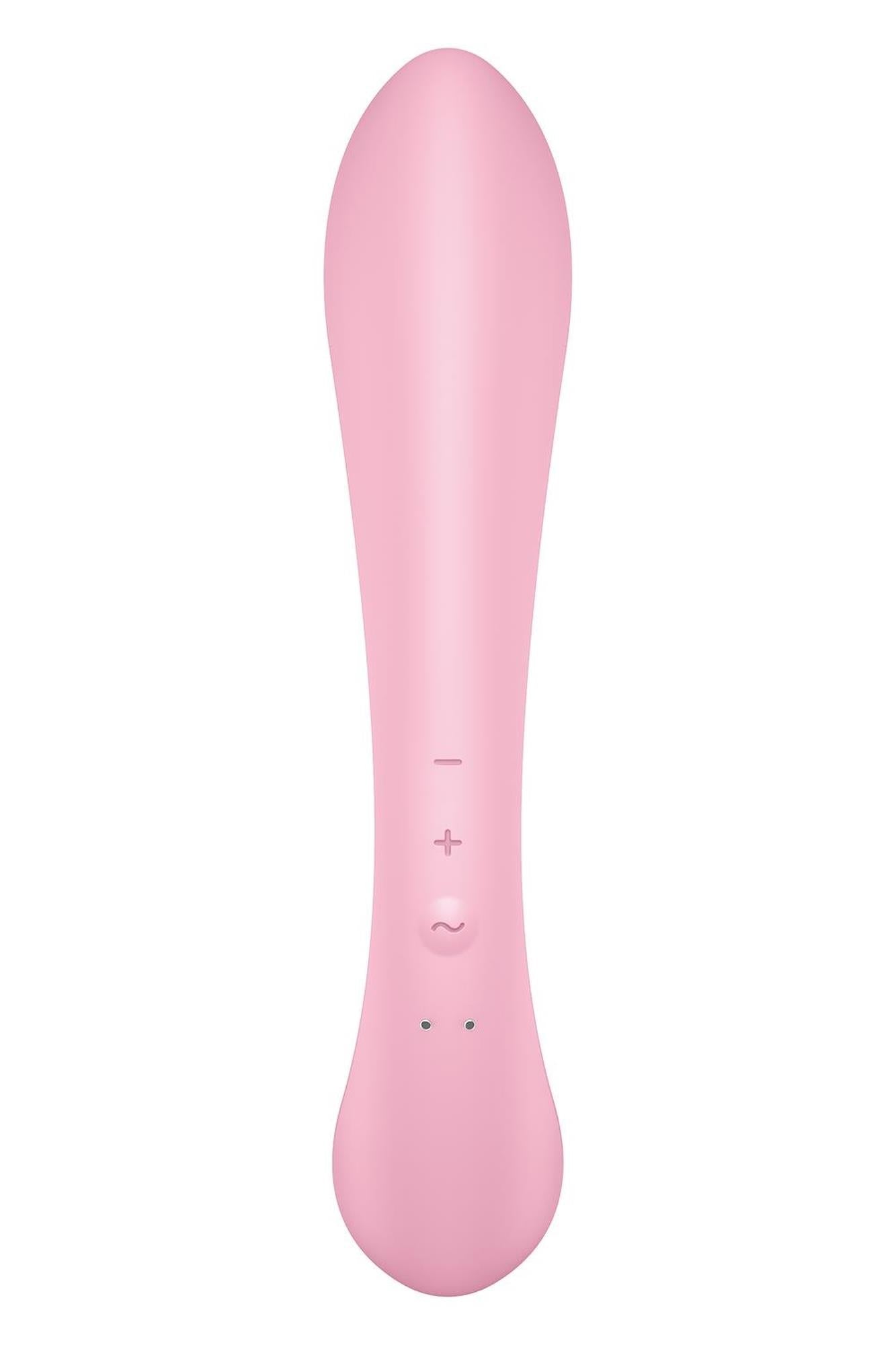 Vibrator Satisfyer Triple Oh Bunny roz cu 3 motoare USB