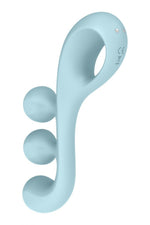 Stimulator USB Satisfyer Tri Ball 2 din silicon albastru deschis