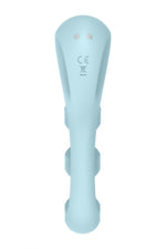 Stimulator USB Satisfyer Tri Ball 2 din silicon albastru deschis