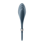 Inel vibrant reglabil pentru penis Satisfyer Duelist, albastru închis