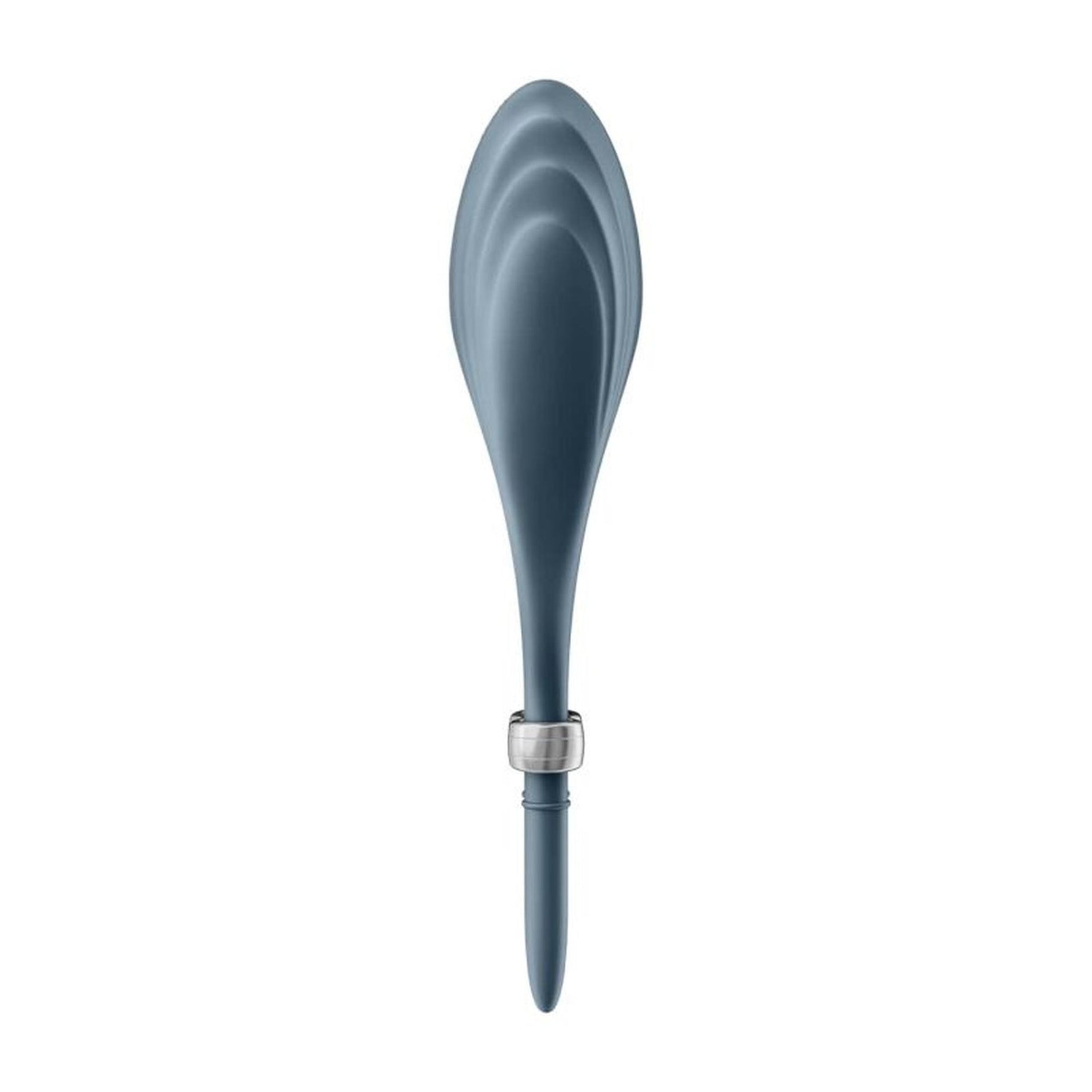Inel vibrant reglabil pentru penis Satisfyer Duelist, albastru închis
