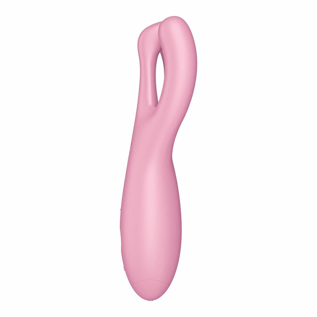 Vibrator Satisfyer Threesome 4 Connect App roz, USB