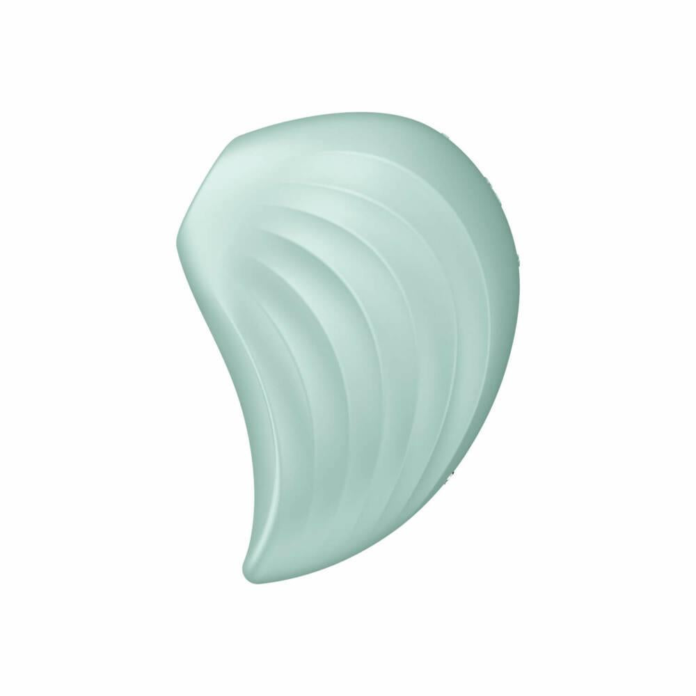 Stimulator clitoridian Satisfyer Pearl Diver din silicon albastru, 9 cm, USB