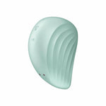 Stimulator clitoridian Satisfyer Pearl Diver din silicon albastru, 9 cm, USB