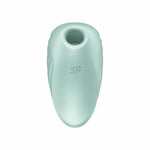 Stimulator clitoridian Satisfyer Pearl Diver din silicon albastru, 9 cm, USB