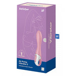 Vibrator gonflabil Satisfyer Air Pump 2 cu lumină roșie USB 21 cm